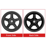 Parts Camp push mower wheel kit with 12-inch lawn mower wheels for patio maintenance
