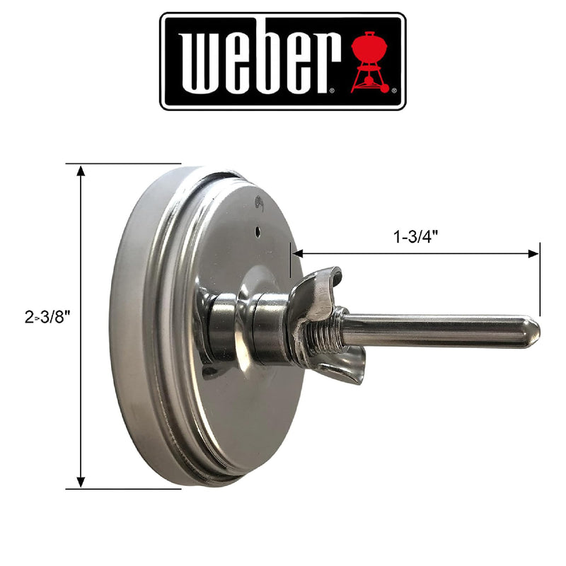 Weber # 60393 Genesis/Summit Thermometer without Tab - Grill Parts America