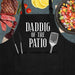 Miracu Grill Apron for Dad - Daddio of The Patio - Dad Gifts from Daughter, Son - Funny Fathers Day, Birthday Gifts for Dad, Father in Law, Step Dad, Best Dad, Daddy - Dad Apron for Grilling BBQ - Grill Parts America