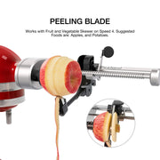 Bestand Spiralizer Attachment Compatible with KitchenAid Stand Mixer, Comes with Peel, Core and Slice, Not KitchenAid Brand Spiralizer Attachment (5 Blades) - Grill Parts America