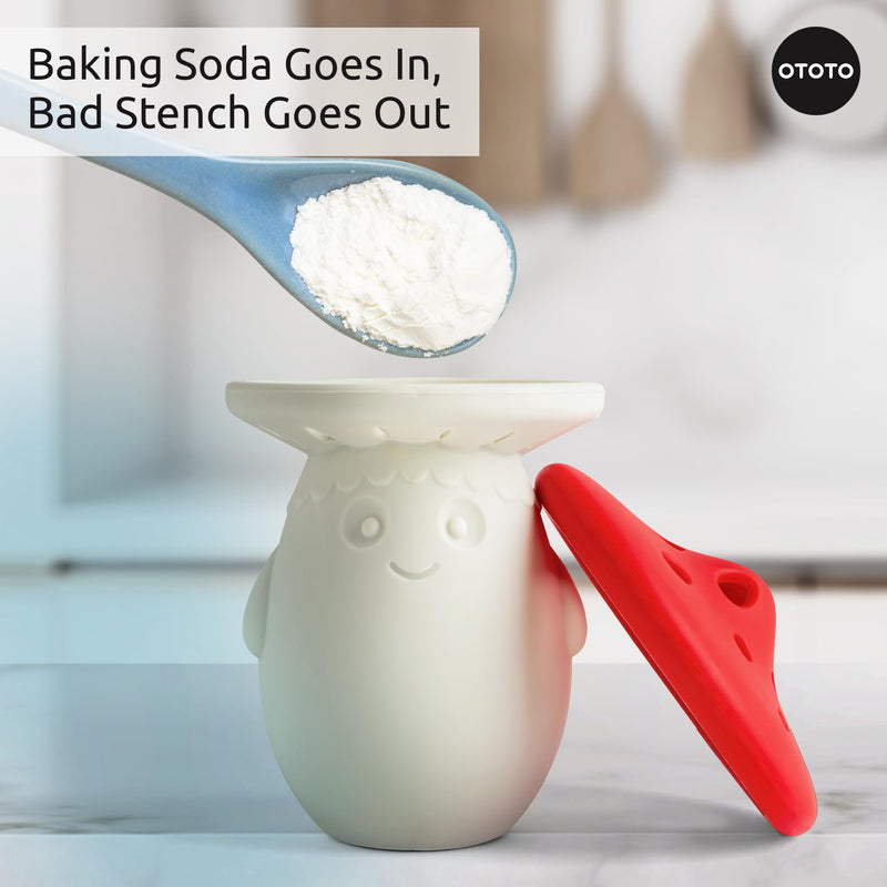 Fridge Deodorizer by OTOTO - Baking Soda Fridge, Refrigerator Deodorizer, Baking Soda Odor Absorber, Cute Gifts, Cute Kitchen (Mushroom) - Grill Parts America