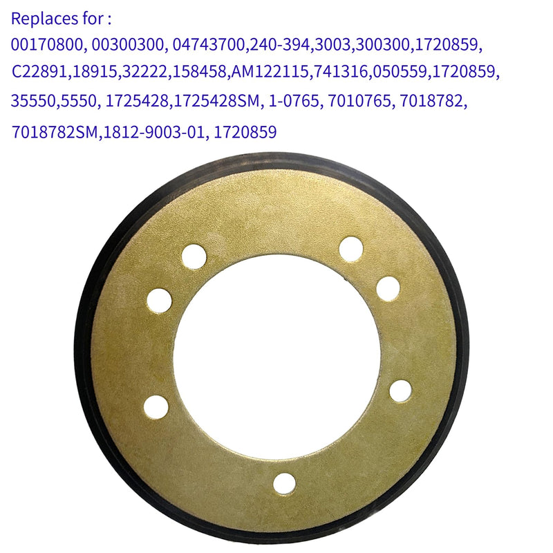 GardenP+ friction wheel and drive disc for Ariens, MTD, Troy-Bilt snowblowers and Snapper mowers