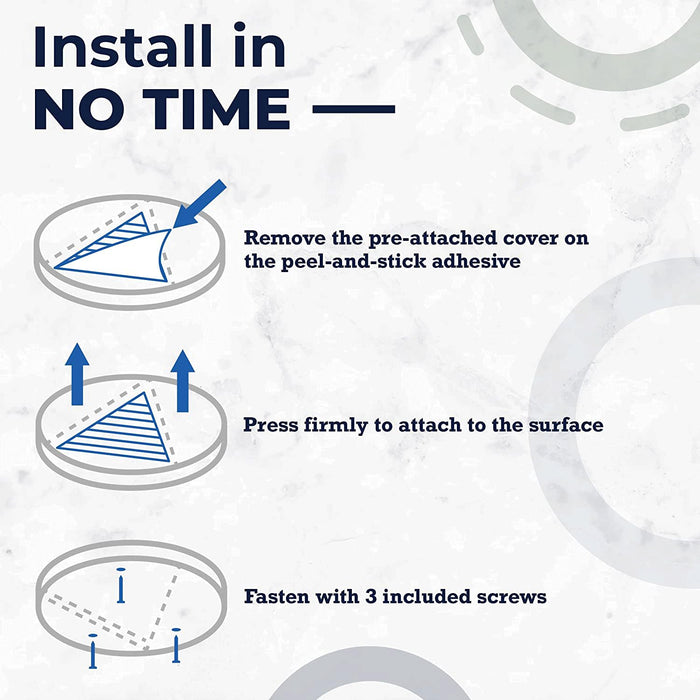 EZ Off Jar Opener for Seniors - Under Cabinet Jar Openers for Weak Hands, Easy Grip, Arthritis jar opener, One Handed Gadgets & Bottle Opener - Essential Kitchen Gadgets for Home Assistance - White - Grill Parts America