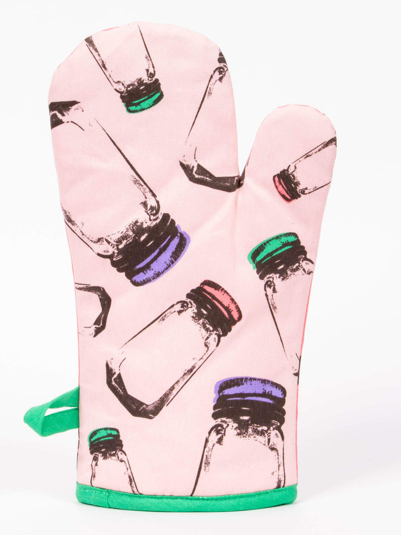 Blue Q Oven Mitt, Bitch I Am The Secret Ingredient, Super-Insulated Quilting, Natural-Fitting Shape, 100% Cotton - Grill Parts America