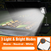 Grill Lights for Outdoor Grill, Magnetic BBQ Grill Light, Rechargeable LED BBQ Light for Grill, Solar Grill Accessories Light with Magnet Base-Flexible Gooseneck BBQ Light, Grilling Gifts for Men - Grill Parts America