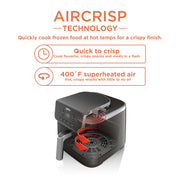 Ninja Air Fryer Pro 4-in-1 with 5 QT Capacity, Air Fry, Roast, Reheat, Dehydrate, Air Crisp Technology with 400F for hot, crispy results in just minutes, Nonstick Basket & Crisper Plate, Grey, AF141 - Grill Parts America