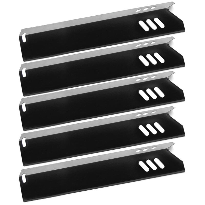 Hongso 15 Inch Porcelain Grill Heat Plates Shield Replacement for Dyna-glo DGF510SBP, DGF510SSP, Uniflame GBC1059WB, GBC1059WE-C, GBC1143W-C, Backyard GBC1460W, BY13-101-001-13 Gas Models, 5-Pack - Grill Parts America
