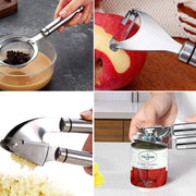 Kitchen Utensils Set- 35 PCs Cooking Utensils with Grater,Tongs, Spoon Spatula &Turner Made of Heat Resistant Food Grade Silicone and Wooden Handles Kitchen Gadgets Tools Set for Nonstick Cookware - Grill Parts America