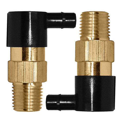 YAMATIC Heavy Duty Thermal Release Valve for Pressure Washer Pumps Replacement Fit All Axial Cam Pumps, 1/4 Inch NPT, Solid Brass, 2-Pack - Grill Parts America