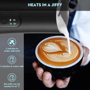 Electric Milk Frother, 4 in 1 Milk Steamer,11.8oz/350ml Automatic Warm and Cold Foam Maker for Coffee,Latte, Cappuccino, Macchiato, Hot Chocolate - Grill Parts America