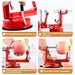 Apple Peeler Slicer Corer with Stainless Steel Blades and Powerful Suction Base for Apples Pears Potatoes(Red) - Grill Parts America