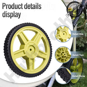 Huthbrother 2-pack 12 x 1.75-inch replacement wheels with 1/2-inch hub for Homelite and Ryobi patio equipment