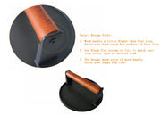 Firsgrill Burger Press 7.08" Round,Heavy-Duty Cast Iron Smash Burger Press Meat Steak With Wood Handle for Blackstone Camp chef Pitboss Weber Griddle Grills(Round) - Grill Parts America