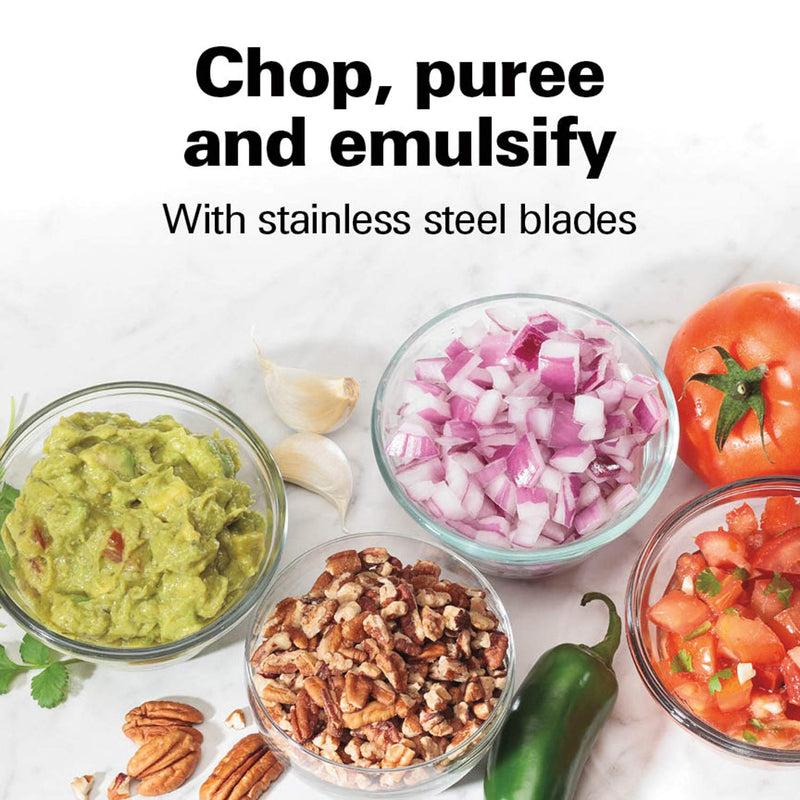 Hamilton Beach Electric Vegetable Chopper & Mini Food Processor, 3-Cup, 350 Watts, for Dicing, Mincing, and Puree, Black (72850) - Grill Parts America