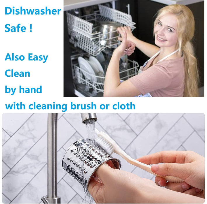 Stainless Steel Slicer Shredder Attachment for KitchenAid Mixer, Cheese Grater, Food Slicer for KitchenAid Mixer, Accessories for Kitchenaid - Grill Parts America