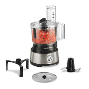 Hamilton Beach Food Processor & Vegetable Chopper for Slicing, Shredding, Mincing, and Puree, 10 Cups + Easy Clean Bowl Scraper, Black and Stainless Steel (70730) - Grill Parts America