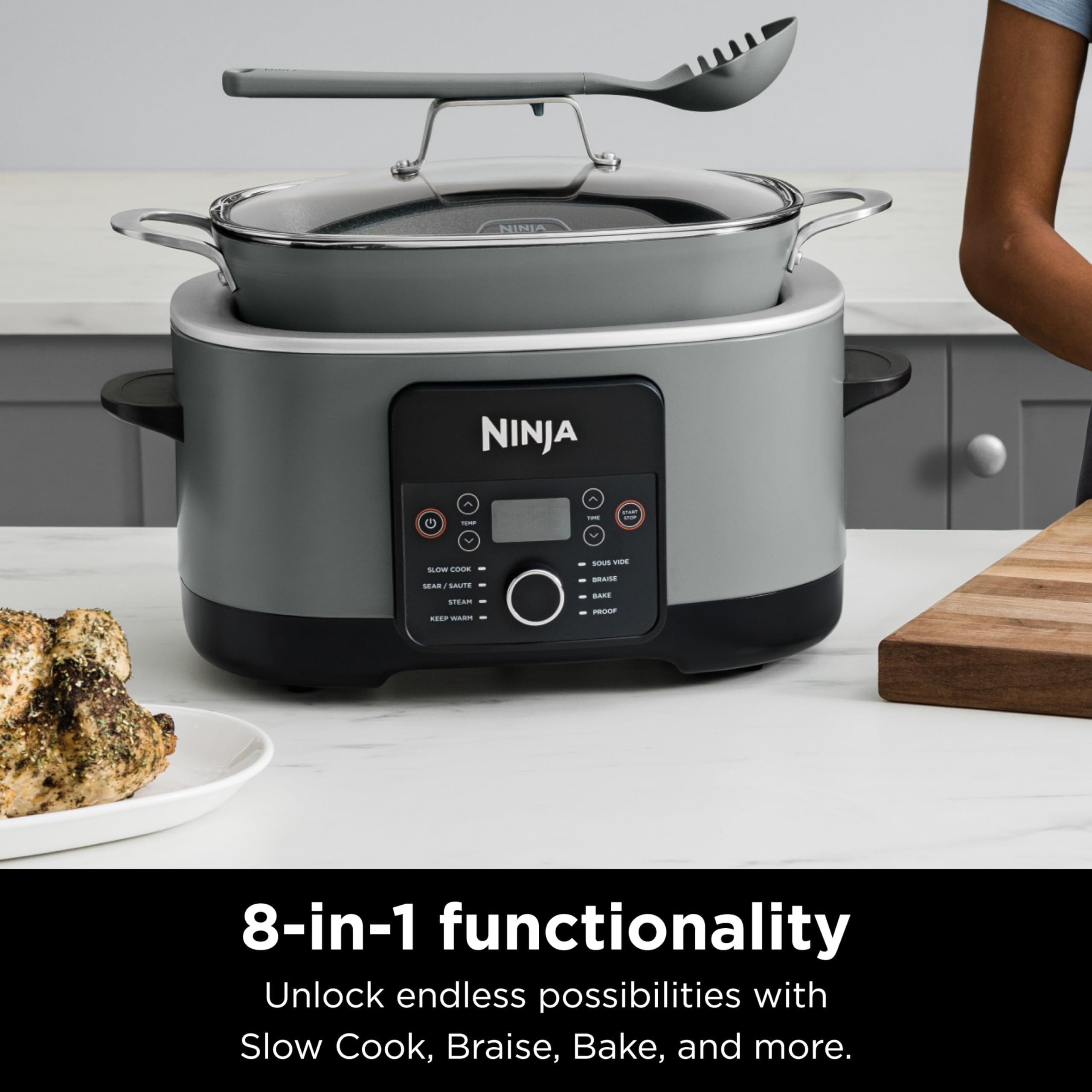 Ninja MC1001 Foodi PossibleCooker PRO 8.5 Quart Multi-Cooker, with