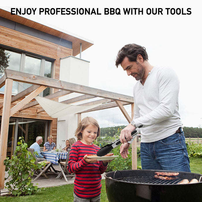 Griddle Accessories Kit, 135 Pcs Griddle Grill Tools Set for Blackstone and Camp Chef, Professional Grill BBQ Spatula Set with Basting Cover, Spatula, Scraper, Bottle, Tongs, Egg Ring - Grill Parts America