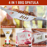 Grill Tools, BBQ Accessories, Grill Accessories, Grill Set for Outdoor Grill, Grill Utensils Stainless Steel Grilling Tools Grill Kit, 122PCS Grilling Gifts for Men Women Christmas - Grill Parts America