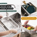ZDRongZhen Kitchen Supply-Over The Sink Stainless Steel Retractable Kitchen Sink Basket -Wash Vegetables and Fruits, Drain Pasta and Dry Dishes,Extendable (Medium Silver) - Grill Parts America