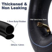 RUTU 4.10/3.50-4 patio tire and inner tube with TR87 bent valve stem