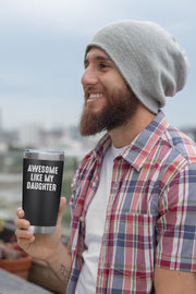 NewEleven Fathers Day Gift For Dad - Cool Dad Gifts From Daughter - Unique Birthday Present Ideas For Dad, Father, Husband, Bonus Dad, Step Dad, New Dad From Daughter, Daughter In Law - 20 Oz Tumbler - Grill Parts America