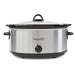 Crock-Pot 7 Quart Oval Manual Slow Cooker, Stainless Steel (SCV700-S-BR), Versatile Cookware for Large Families or Entertaining - Grill Parts America
