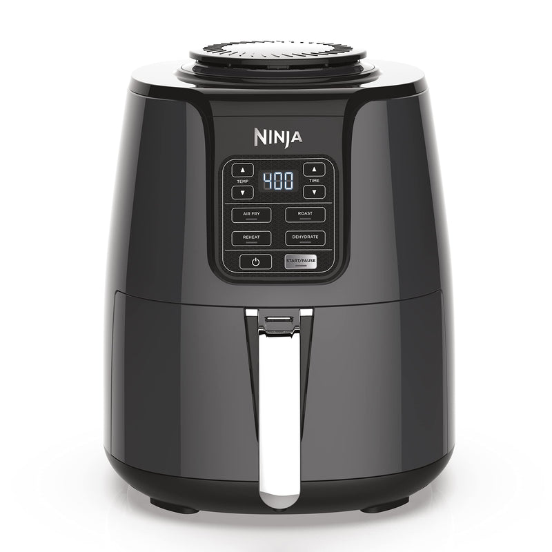 Ninja Air Fryer, Roast, Bake, Air Fry, Roast, Broil, Reheats, & Dehydrates, 4-in-1, Fries, Frozen Food, Veggies, and Juicy Meat, Less Oil, Easy Meals, Healthy Meals, Compact, 4 QT, Grey, AF101 - Grill Parts America