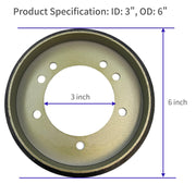 GardenP+ friction wheel and drive disc for Ariens, MTD, Troy-Bilt snowblowers and Snapper mowers