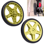 Huthbrother 2-pack 12 x 1.75-inch replacement wheels with 1/2-inch hubs for Homelite and Ryobi patio equipment