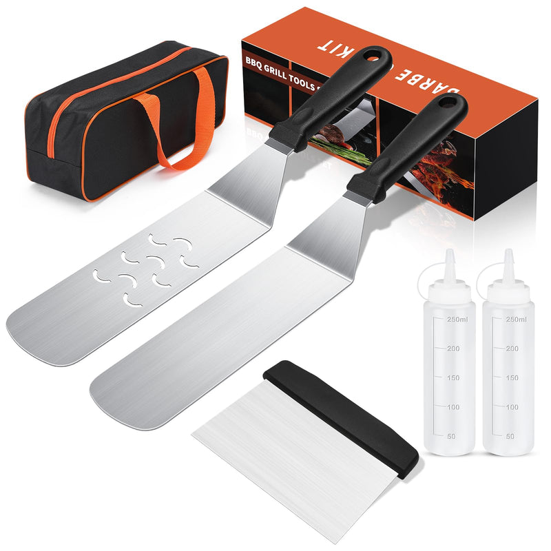 Blackstone Griddle Accessories Kit, 6pcs Blackstone Accessories kit for Blackstone and Camp Chef, Griddle Accessories Kit with Griddle Spatula& Carry Bag, Great for Outdoor BBQ, Teppanyaki and Camping - Grill Parts America