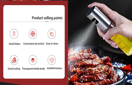 NIKKIER Oil Sprayer for Cooking,100ml Olive Oil Spritzer,Oil Sprayer for Air Fryer, Salad,BBQ,Roasting - Grill Parts America