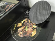 Firsgrill Burger Press 7.08" Round,Heavy-Duty Cast Iron Smash Burger Press Meat Steak With Wood Handle for Blackstone Camp chef Pitboss Weber Griddle Grills(Round) - Grill Parts America