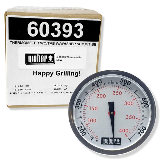 Weber # 60393 Genesis/Summit Thermometer without Tab - Grill Parts America