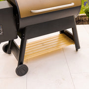 Pellet Grill Storage Shelf Compatible With ONLY The Traeger Pro Series 34 Pellet Grills - Our Durable Bamboo Shelf Provides Extra Storage Space For All Your Pellets And Accessories - Grill Parts America