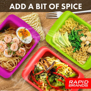 Rapid Ramen Cooker | Microwavable Cookware for Instant Ramen | BPA Free and Dishwasher Safe | Perfect for Dorm, Small Kitchen or Office | Black - Grill Parts America