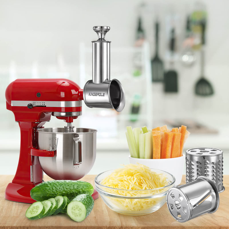 Stainless Steel Slicer Shredder Attachment for KitchenAid Mixer, Cheese Grater, Food Slicer for KitchenAid Mixer, Accessories for Kitchenaid - Grill Parts America