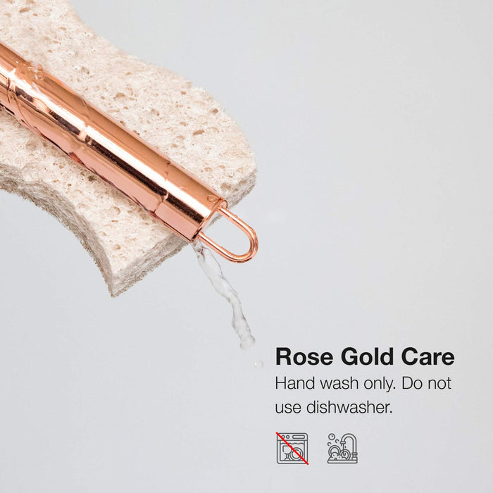 COOK WITH COLOR Kitchen Gadget Set Stainless Steel Utensils with Soft Touch Handles, 7 Pc. Copper, White - Grill Parts America