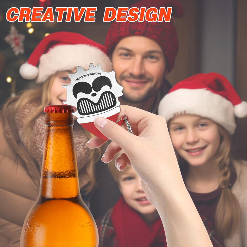 Santa Claus BBQ Grill Scraper, Stocking Stuffers for Men,Grill Cleaning Tool,Safe Bristle Free Grill Fits Almost Any Grill, Grill Accessories, Ideal Gifts for Christmas, for Men - Grill Parts America