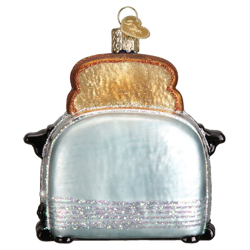 Old World Christmas Retro Toaster Glass Blown Ornament - Grill Parts America