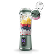 Ninja BC151EM Blast Portable Blender, Cordless, 18oz. Vessel, Personal Blender-for Shakes & Smoothies, BPA Free, Leakproof-Lid & Sip Spout, USB-C Rechargeable, Dishwasher Safe Parts, Forest Green - Grill Parts America