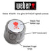 Weber Summit Series Gas Grill Infrared Red Burner Gas Control Knob 70378 1-7/8" - Grill Parts America