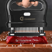 JY COOKMENT Meat Tenderizer Tool with 48 Stainless Steel Ultra Sharp Needle Blades, Detachable Kitchen Cooking Tool Best For Tenderizing, BBQ, Marinade - Grill Parts America