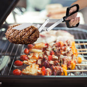 only fire BBQ Grilling Tong - Extra Long Scissor Tongs with PVC Handle for Outdoor Grill & Kitchen,Great Cooking Accessories for Charcoal, Gas Grills & Smoker,18 Inch, Aluminum - Grill Parts America