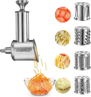 Stainless Steel Slicer Shredder Attachment for KitchenAid Mixer, Cheese Grater, Food Slicer for KitchenAid Mixer, Accessories for Kitchenaid - Grill Parts America