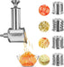 Stainless Steel Slicer Shredder Attachment for KitchenAid Mixer, Cheese Grater, Food Slicer for KitchenAid Mixer, Accessories for Kitchenaid - Grill Parts America