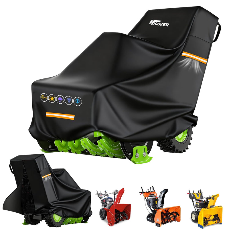 1200D Snowblower Covers Heavy Duty Waterproof,zipper for easy access