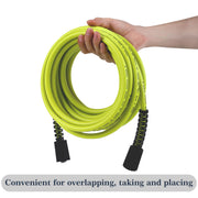 M MINGLE Pressure Washer Hose 25 FT x 1/4" - Replacement Power Wash Hose with M22 14mm Fittings - 3600 PSI - Grill Parts America