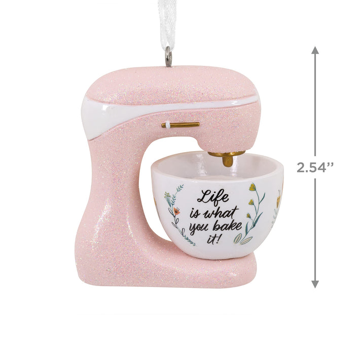 Hallmark Life is What You Bake It Pink Stand Mixer Christmas Ornament - Grill Parts America