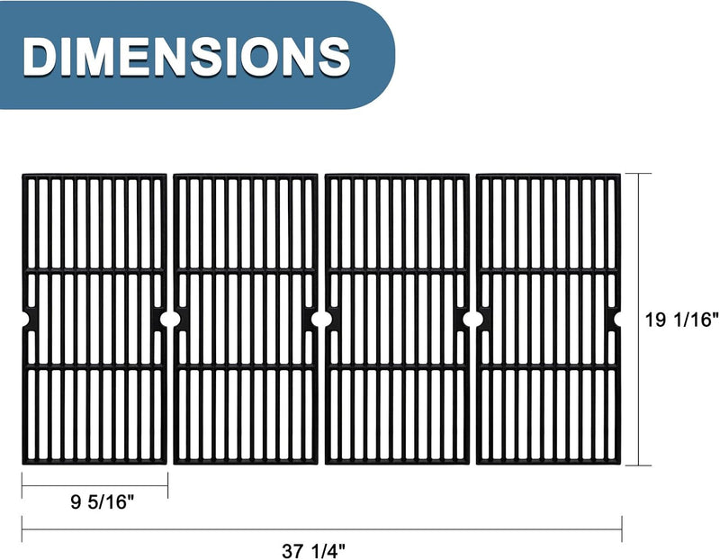 Grill Parts for Oklahoma Joes Longhorn Smoker Grill 15202029 12201767 14201767 18202083 16202046, for Oklahoma Joe Longhorn Grill Grates, 4-Pack 1767150 Grill Grates for Oklahoma Joes Grill Parts